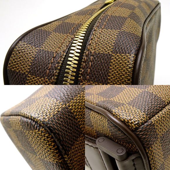 Louis Vuitton Damier Olaf PM Ebene diagonal shoulder brown - Picture 5 of 6